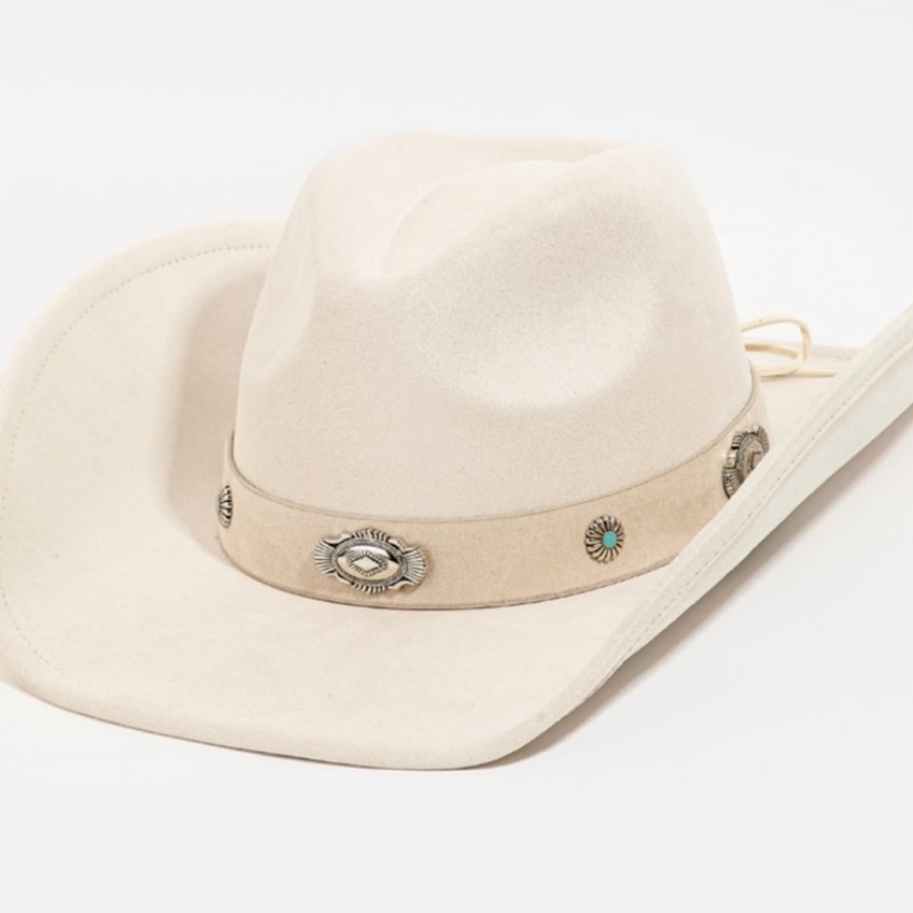 Cowboy Hat with Turquoise